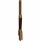 Ekena Millwork Alberta Rough Sawn Timber Gable Bracket, Western Red Cedar, 96"W x 32"H x 2"D x 4"F, 8/12 Pitch GBW096X32X0204ALB00RWR - alternate 5